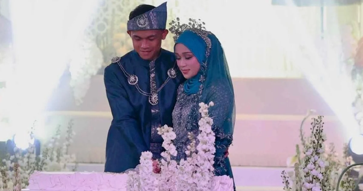 Majlis persandingan Arif Aiman dan Nurul Aliah berlangsung meriah